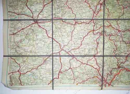 Ravenstein Motorwanderkarte Hannover Leinen Landkarte map
