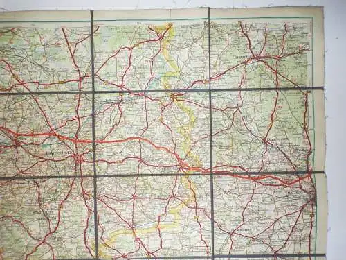 Ravenstein Motorwanderkarte Hannover Leinen Landkarte map