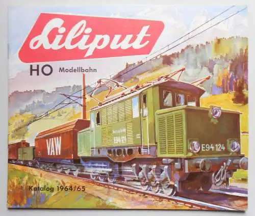 Liliput Katalog H0 Neuheiten 1964  1965