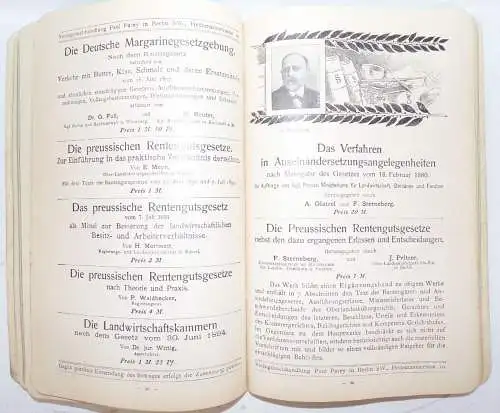 Paul Parey Empfehlenswerte Werke Landwirtschaft Gartenbau Forstwesen 1900