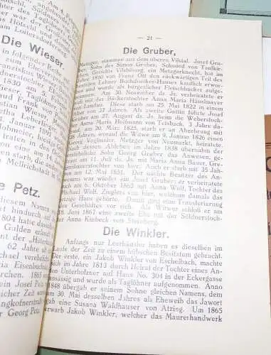 Chronik von Frontenhausen und Umgebung 1928 1929 Sanitätswesen Not und Elend