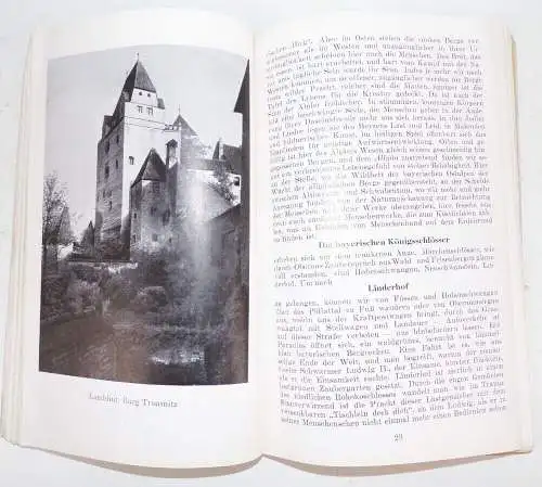 Kraftpostfahrten in Bayern 1930 er Reichspostministerium Führer Buch