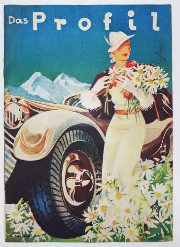 Das Profil Metzeler Schläuche Heft 1 Mai 1935 Reifen Reklame Oldtimer