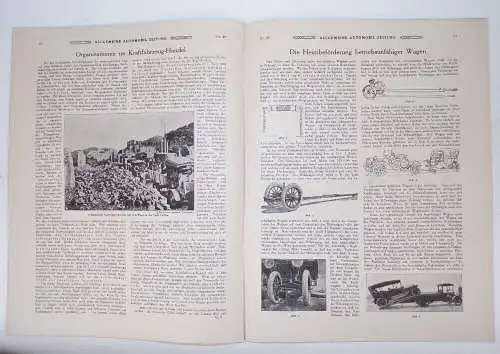 Allgemeine Automobil Zeitung Nr 29 von 1916 Oldtimer PKW Reklame