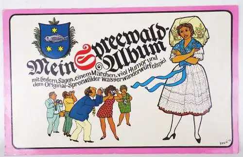 Mein Spreewald Album Lieder Sagen Märchen Humor Brettspiel DDR Schallfolie 