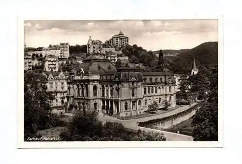 Foto Ak Karlsbad Kaiserbad Karlovy Vary Tschechien