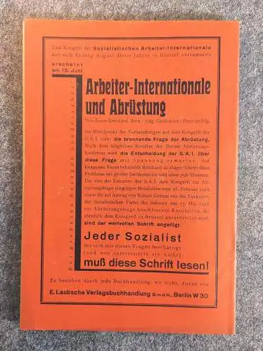 Heft Jung sozialistische Blätter 7 Jahrgang Juni 1928