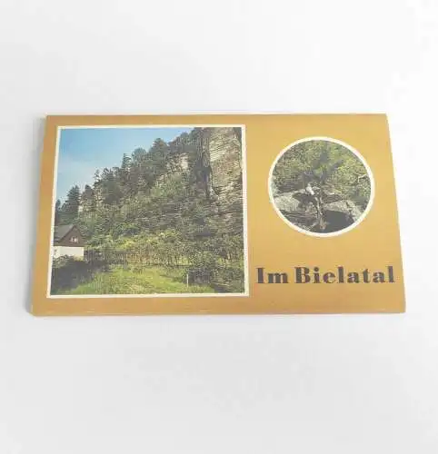 Leporello Im Bieletal DDR 7 Farbbilder