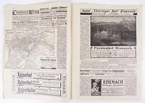 Thüringer Reise und Bäder Zeitung Eisenbahn Nr 4 von 7 Jahrgang Zeitung