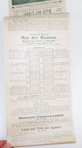 Kalender Walther Fiedler Leipzig 1897 Schillers sämliche Werke