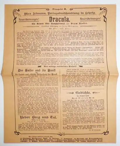 Okkultismus Buch Empfehlungen Max Altmann Verlagsbuchhandlung Leipzig um 1910