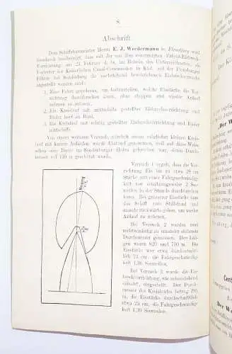 Flensburg Weedermann Patent Eisbrech Schutzvorrichtung Dampfschiffe 1895