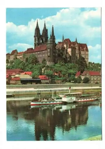 Foto Ak Meissen Albrechtsburg und Dom 1975