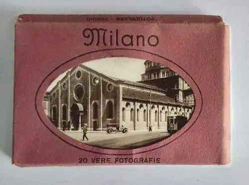 20 Bilder Milano Vere Fotografie Leporello Mailand Italien