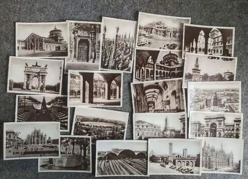 20 Bilder Milano Vere Fotografie Leporello Mailand Italien