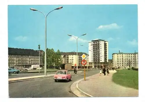 Foto Ak Ernst Thälmann Straße 1968 Karl Marx Stadt