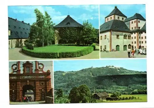 Ak Augustusburg Erzgebirge Brunnenhaus Lindenhaus 1974 Nordportal