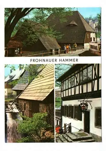 Ak Frohnauer Hammer 1976 Hammerwerk mit Herrenhaus Museum und Gaststätte Frohnau