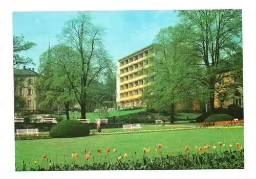 Foto Ak Staatsbad Bad Elster Kliniksanatorium für Herz Kreislaufkrankheiten 1972