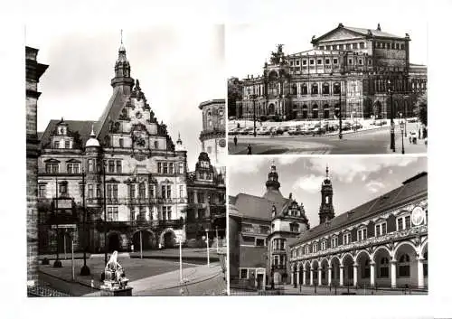 Ak Georgentor Semper Oper Stallhof Dresden 1987