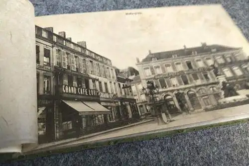 Maubeuge 12 Ansichtskarten Leporello Frankreich