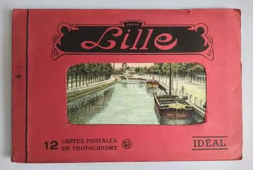 Lille 12 Postkarten Leporello Frankreich