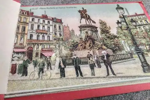 Lille 12 Postkarten Leporello Frankreich