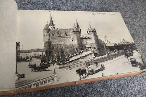 Antwerpen 12 Ansichtskarten Leporello Belgien