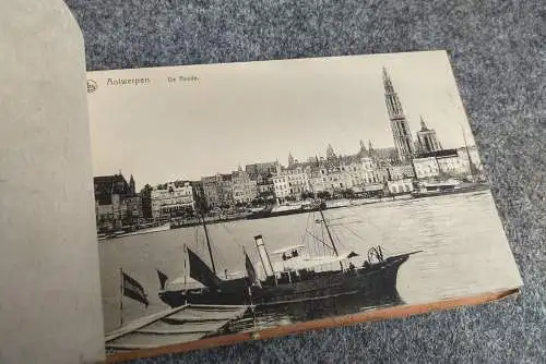 Antwerpen 12 Ansichtskarten Leporello Belgien
