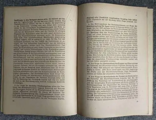 Dokumente zu den sowjetisch amerikanischen Beziehungen 1948 Politik Heft