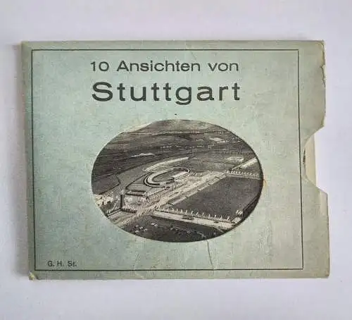 10 Ansichten von Stuttgart Leporello