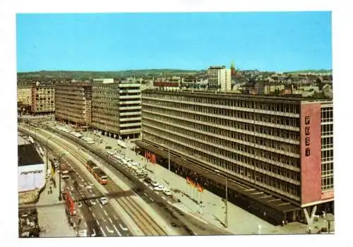 Foto Ak Straße der Nationen Chemnitz Karl Marx Stadt 1974