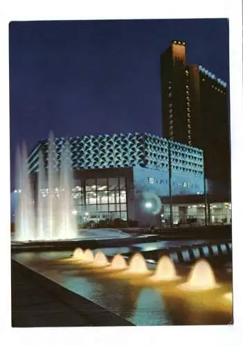 Foto Ak Karl Marx Stadt 1975 Stadthalle und Interhotel Kongreß