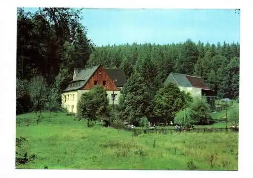 Foto Ak Gaststätte Sternmühle Kleinolbersdorf 1988