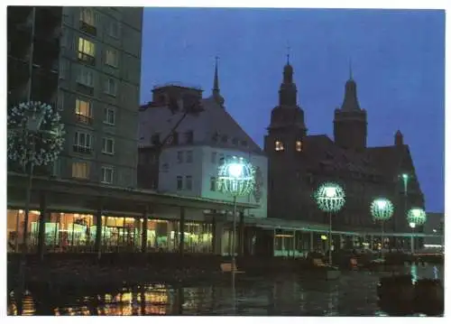 Foto Ak Karl Marx Stadt Chemnitz 1973 Blick vom Rosenhof zum Rathaus