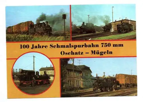 Ak 100 Jahre Schmalspurbahn Oschatz Mügeln 1985