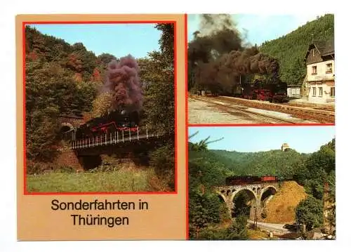 Ak Sonderfahrten in Thüringen 1988 Museumslokomotive 50 849