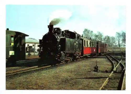 Foto Ak Traditionsbahn Radebeul Ost Radeburg 1984 Dampflok 99 713