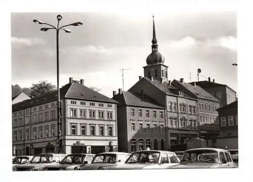 Foto Ak Sebnitz Blick zur Kirchstraße 1985