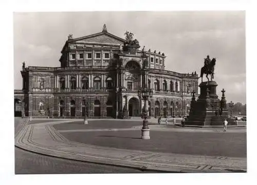 Foto Ak Staatsoper Semperoper Dresden 1985