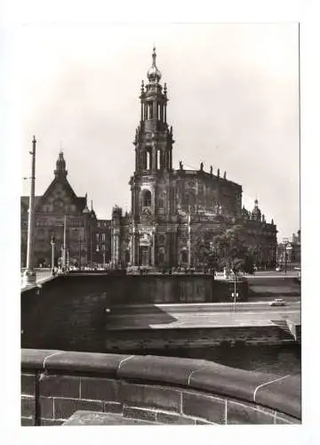 Foto Ak Dresden Kathedrale ehem. Katholische Hofkirche 1985