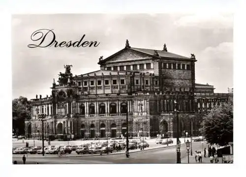 Foto Ak Dresden Semper Oper 1987