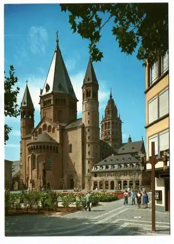 Foto Ak Landeshaupt und Universitätsstadt Mainz am Rhein der 1000 jährige Dom