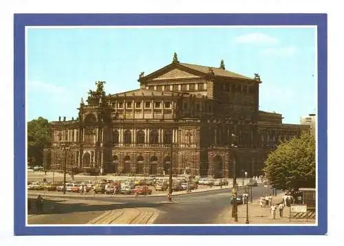 Ak Dresden Opernhaus von Gottfried und Manfred Semper 1987