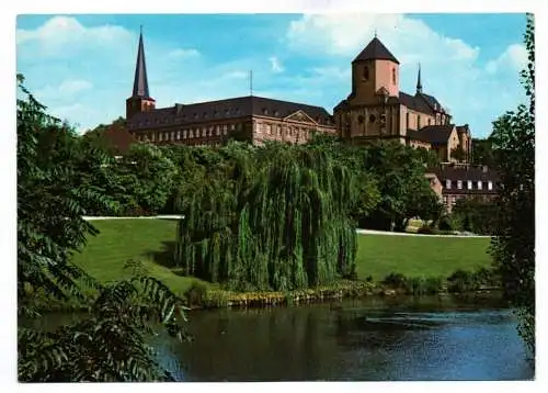 Foto Ak Mönchengladbach Geroweiher und Münster