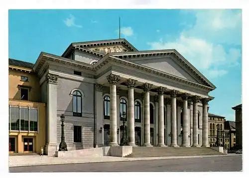 Foto Ak Nationaltheater und Residenztheater Bayerische Staatsoper München