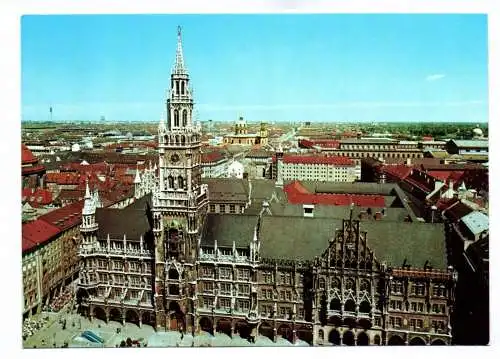 Foto Ak München Rathaus