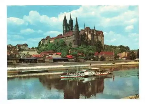 Foto Ak Meißen Albrechtsburg und Dom 1975