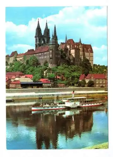 Foto Ak Meißen Albrechtsburg und Dom 1982