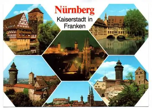 Ak Nürnberg Kaiserstadt in Franken